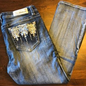 Grace in LA Easy Fit straight leg jeans